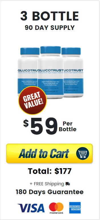 GlucoTrust 3 bottle